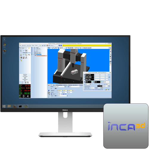 MORA INCA3D Messsoftware